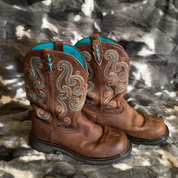 Justin Boots Shoes - Justin Women’s Gypsy Steel Toe Work Boots